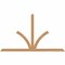Ekena Millwork Richland Timber Gable Bracket, Western Red Cedar, 84"W x 49"H x 1 1/2"D x 3 1/2"F, 14/12 Pitch GBW084X49X0204RIC00SWR - alternate 1